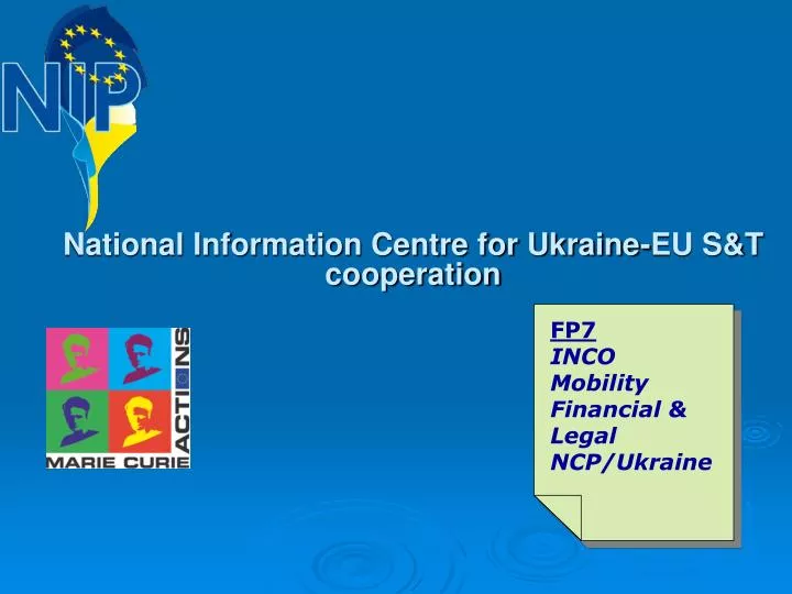 national information centre for ukraine eu s t cooperation