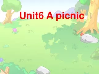 Unit6 A picnic