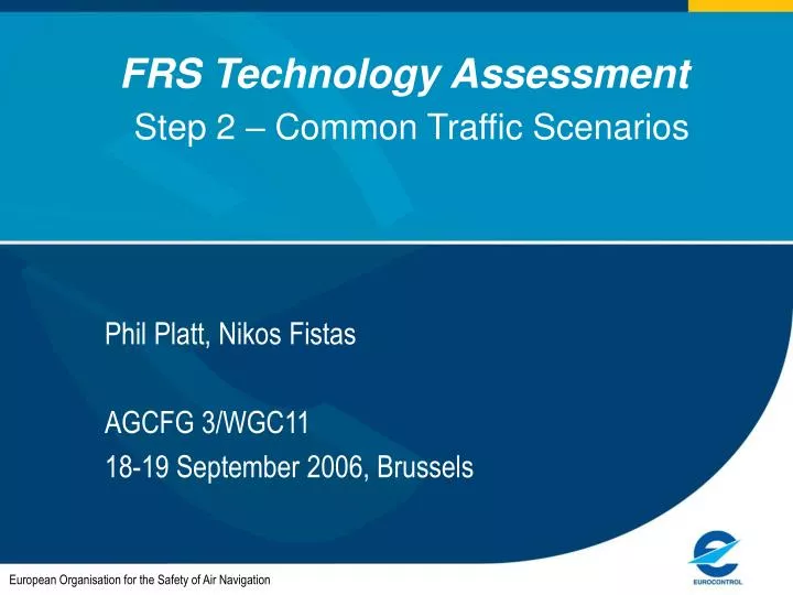 frs technology assessment step 2 common traffic scenarios
