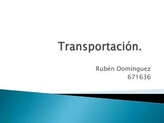 transportaci n