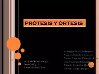 pr tesis y rtesis
