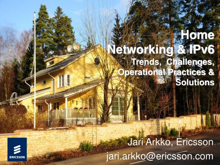home networking ipv6 trends challenges operational practices solutions