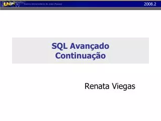 sql avan ado continua o