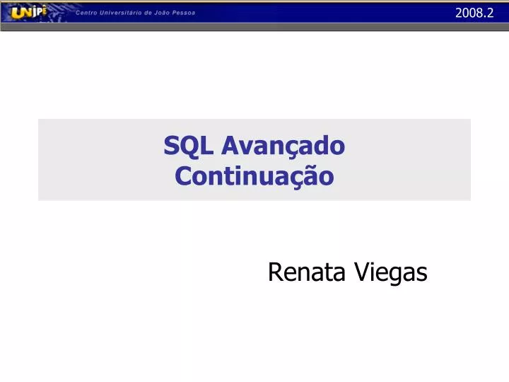 sql avan ado continua o