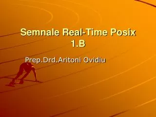 semnale real time posix 1 b