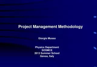 Project Management Methodology