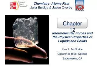 Chemistry: Atoms First Julia Burdge &amp; Jason Overby