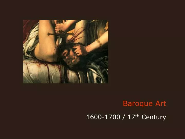 baroque art 1600 1700 17 th century