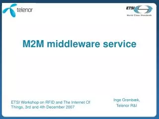 m2m middleware service