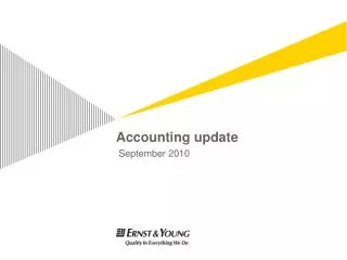 Accounting update