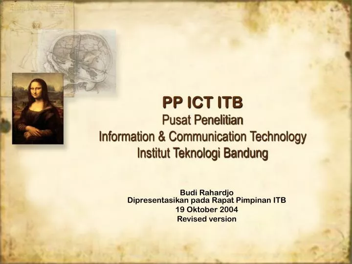 pp ict itb pusat penelitian information communication technology institut teknologi bandung