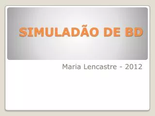 simulad o de bd