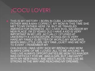 ¡ COCU LOVER!