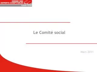le comit social