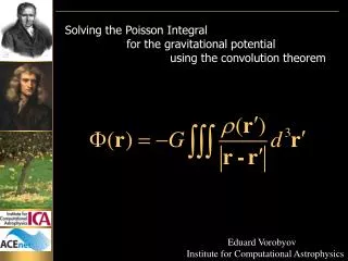 Solving the Poisson Integral for the gravitational potential