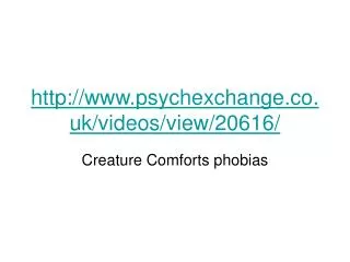 psychexchange.co.uk/videos/view/20616/