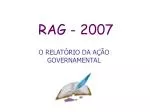 RAG - 2007 - slide 1