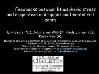 Feedbacks between lithospheric stress and magmatism in incipient continental rift zones