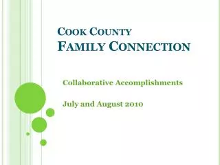 Cook County Family Connection