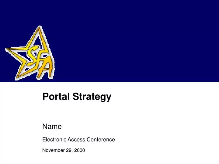 portal strategy