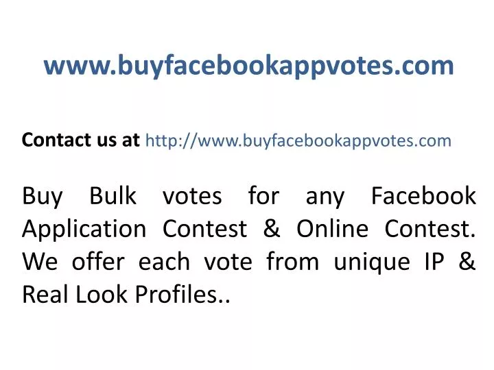 www buyfacebookappvotes com