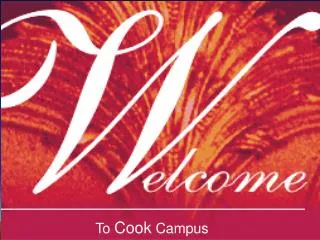 To Cook Campus