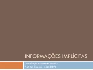 informa es impl citas