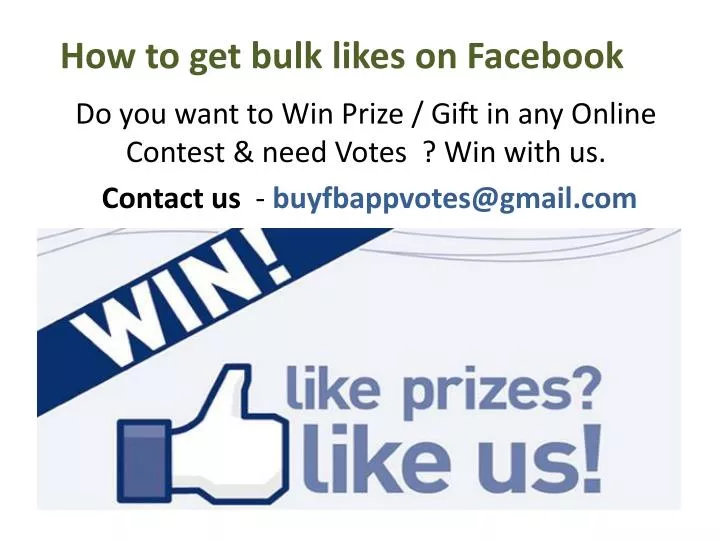 how to get bulk likes on facebook