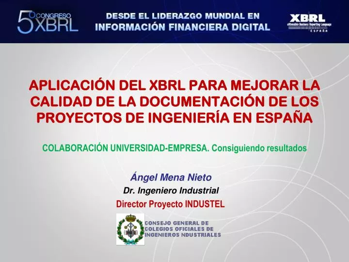 ngel mena nieto dr ingeniero industrial director proyecto industel