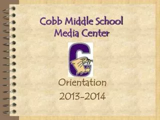 Cobb Middle School Media Center