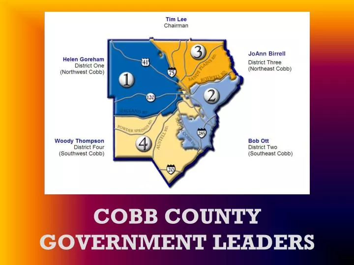 cobb county government leaders