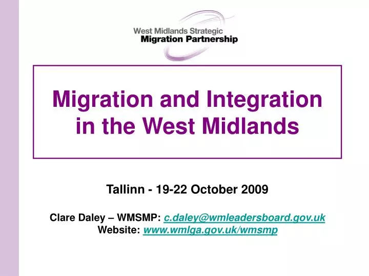 migration and integration in the west midlands