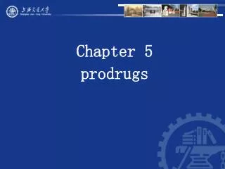 Chapter 5 prodrugs