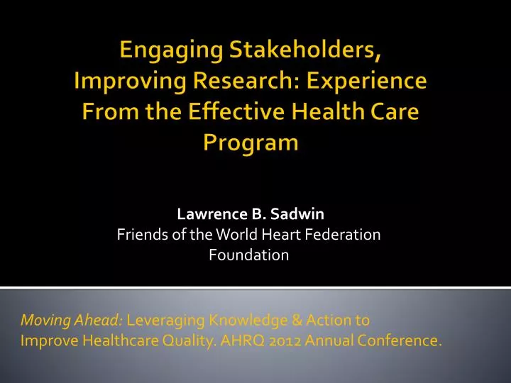 lawrence b sadwin friends of the world heart federation foundation