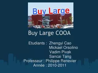 buy large cooa