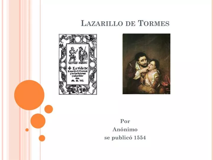 lazarillo de tormes