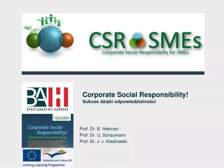 corporate social responsibility sukces dzi ki odpowiedzialno ci