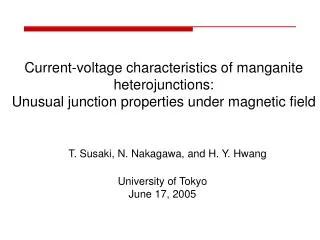 Current-voltage characteristics of manganite heterojunctions: