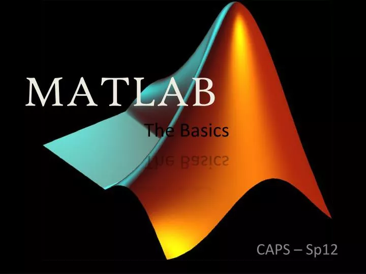 matlab the basics