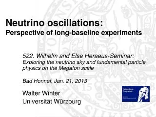 Neutrino oscillations: Perspective of long-baseline experiments