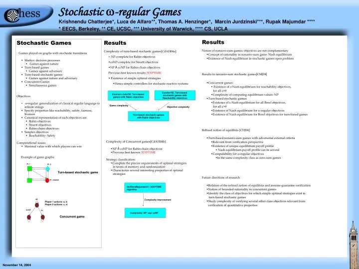 stochastic regular games