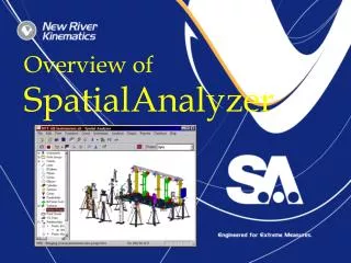 Overview of SpatialAnalyzer