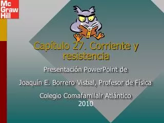 cap tulo 27 corriente y resistencia