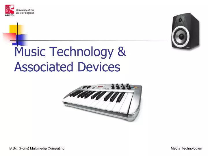 music technology associated devices