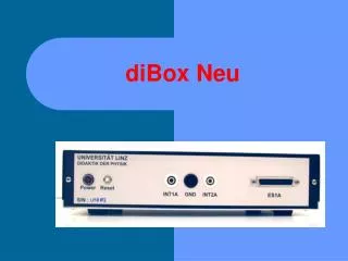 dibox neu