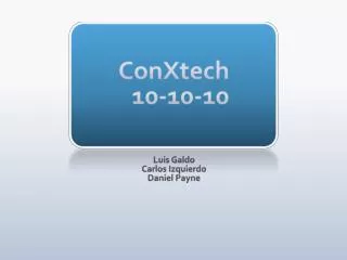 ConXtech 10-10-10