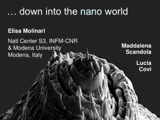 … down into the nano world