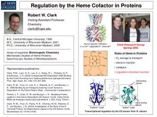 Regulation by the Heme Cofactor in Proteins