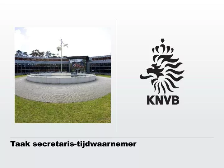 taak secretaris tijdwaarnemer