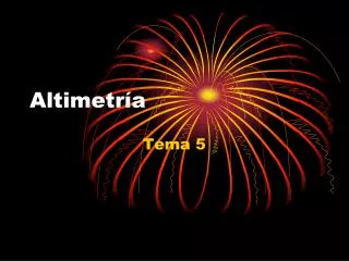 altimetr a